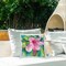 Stupell Industries Delicate Beauty Hibiscus Outdoor Printed Pillow, design by Christine Reichow, 18 x 7 x 18